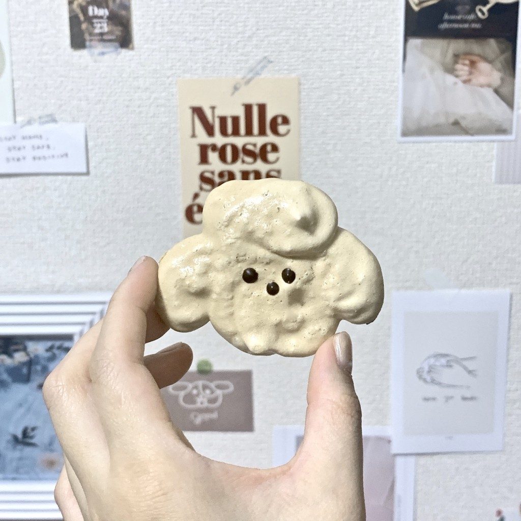 クッキー　メレンゲクッキー　卵白　簡単　レシピ　作り方　犬　キャラクター　可愛い