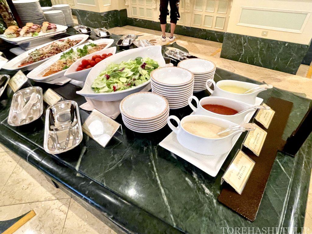ディズニーランドホテル　シャーウッドガーデン・レストラン　七夕　ランチブッフェ　2021年　メニュー　前菜　サラダ