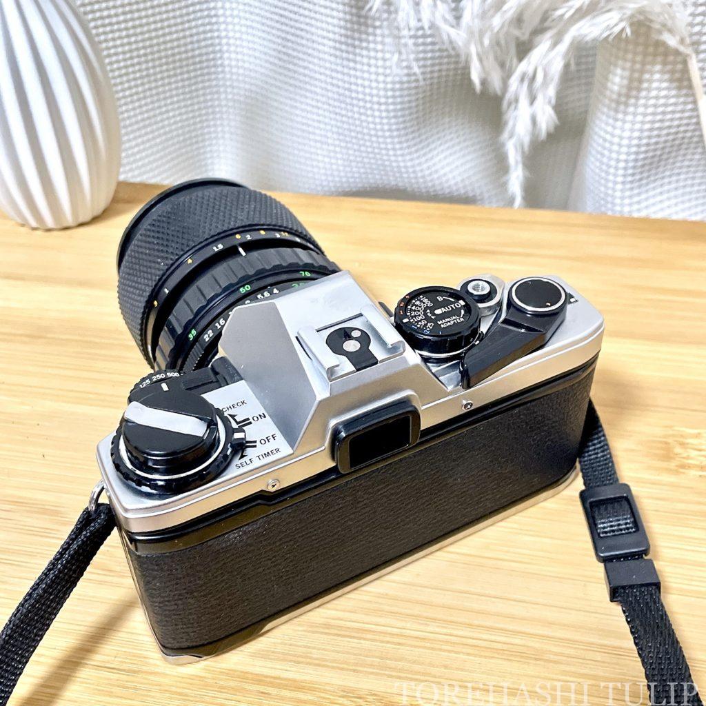 フィルムカメラ　愛用　おすすめ　初心者　購入方法　現像方法　費用　フィルム一眼　ハーフフィルムカメラ　電池式フィルムカメラ　インスタ映え　OLYMPUS OM10